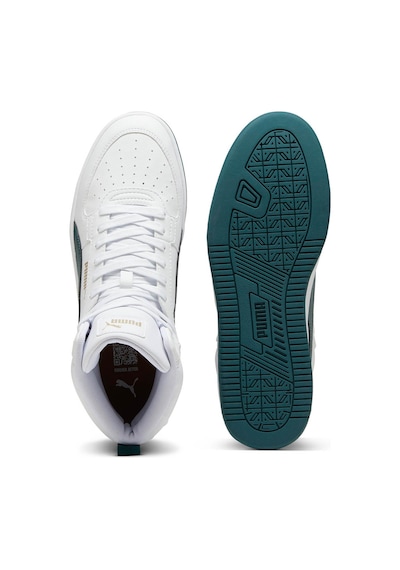 Puma Caven 2.0 Mid Beyaz Erkek High Sneaker Beyaz-k Yesıl Çok Renkli