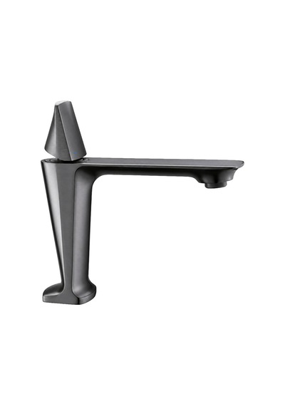 Vıta Kısa Lavabo Bataryası Mat Füme