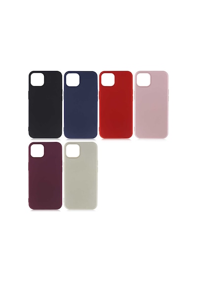 Apple Uyumlu iPhone 13 Kılıf Zore Premier Silikon Kapak Saks Mavi