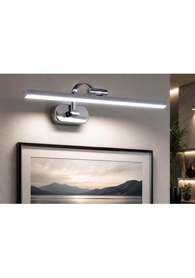 Eco Lounge Cata Ct 5212 Krom Yeni Kasa 7w Duvar Aplik 6400k Beyaz Işık
