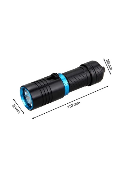 Wison Ws-4545 10w 1800 Lümen Şarjlı Su Altı Feneri Type-c, 5000 Mah, 100 M Menzil, Su Geçirmez Çok Renkli