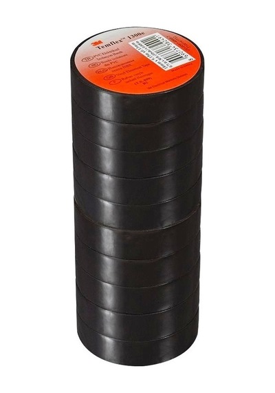 3m Elektrik Bandı Temflex Izole Bant 10lu Siyah