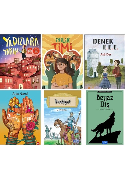 İlk Genç Timaş İyilik Timi ,yıldızlara Yakın ,okumak İstiyorum,denek E.e.e.6 Kitap Set Ortaokul