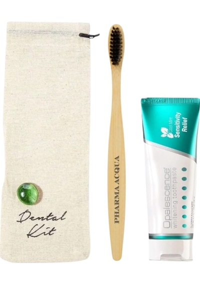 Dental Kit - Opalescence Sensitivity Relief Hassas Dişler İçin Beyazlatıcı Diş Macunu 28 Gr + Bambu Diş Fırçası