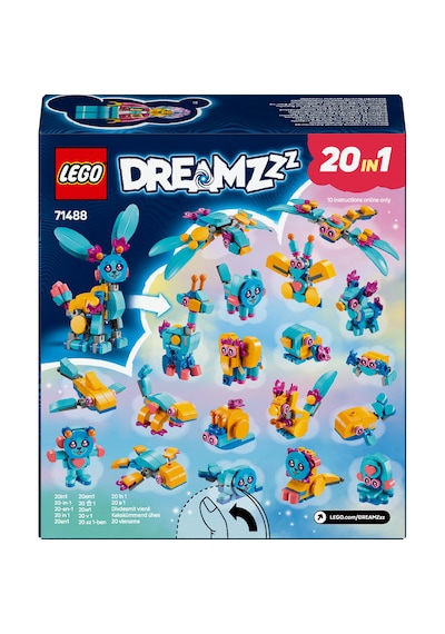 LEGO® DREAMZzz™ Bunchu’nun Hayvan Maceraları 71488 - 7 Yaş ve Üzeri Çocuklar için Oyuncak Tavşanlı Oyuncak Yapım Seti (143P)