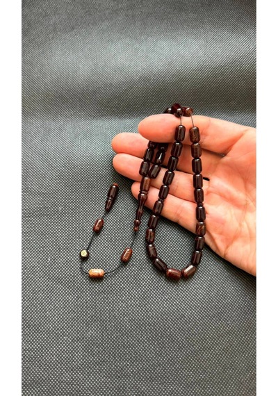 Sıkma Kehribar Tesbih Erkan Çubukçu İmzalı Özel Kutulu Özel Yazılı Erkek Hediye Sertifikalı Kişiye Özel Isim Ks1607
