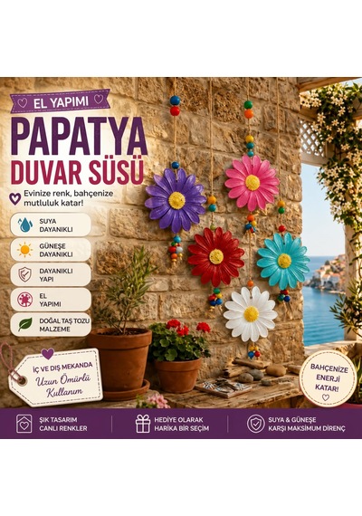 Çiçek Bahçe Balkon Dekor Süsü