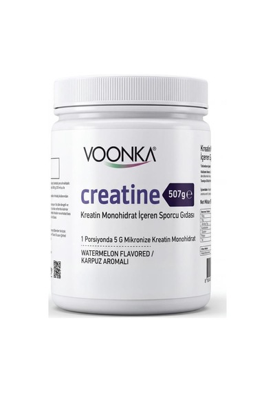 Voonka Creatine Monohidrat Karpuz Aromalı Powder 507 Gr