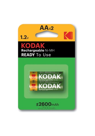 Kodak Pil Aa Mignon Ni-mh 2600 Ma, 2-er Paket