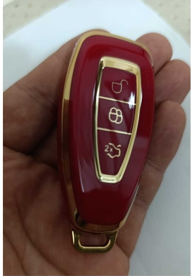 Gma Keys Ford Fiesta Kuga Mondeo Focus Bmax Cmax Smax Kuga Nano Anahtar Kılıfı Kırmızı Gold Altın Renk
