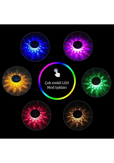 Su Geçirmez Yüzen Rgb Bluetooth Hoparlör Bt601 Led Işıklı Havuz & Duş Hoparlörü