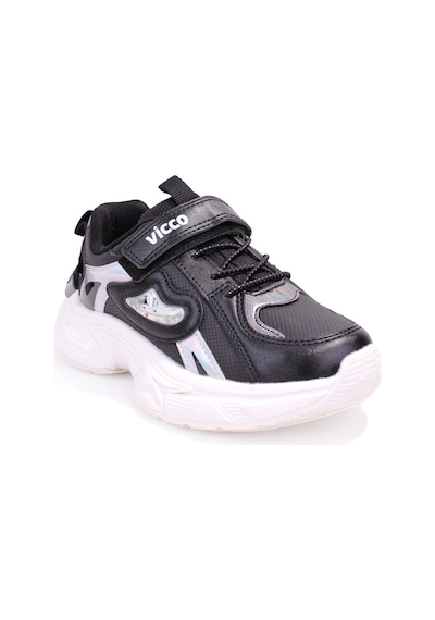Vicco Lara 346f26k124 Siyah Ortopedik Kız Çocuk Spor Ayakkabı