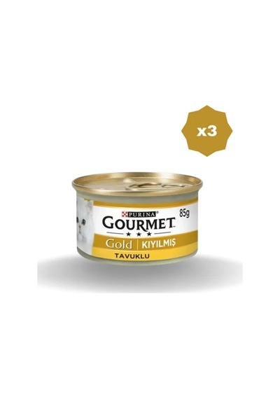 Felix Gourment Gold Kıyılmış Tavuklu 85 Gr - 3 Adet
