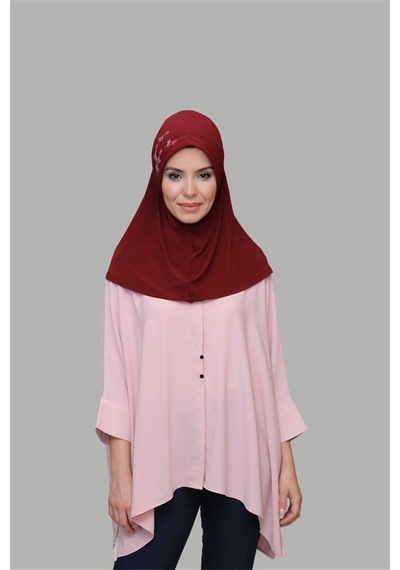 Hürrem Bone Bordo Pratik Hazır Geçmeli Tesettür Eşarp Sandy Kumaş Elişi Çiçek (545491250) Bordo Hürrem Bone Bordo Pratik Hazır Geçmeli Tesettür Eşarp Sandy Kumaş Elişi Çiçek (545491250) Bordo