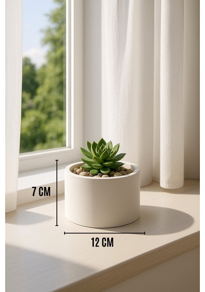 El Yapımı Minimalist Çok Amaçlı Saksı & Dekoratif Kutu 12 7 Cm