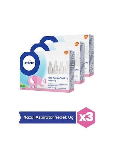 Otribebe Nazal Aspiratör Yedek Ucu 10'lu 3 Adet