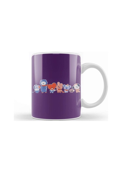 Bts Holiday Friends Kupa Bardak Porselen Karışık