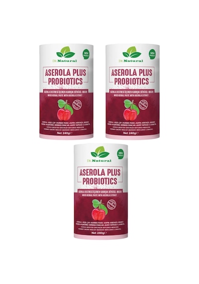 Dr. Natural Aserola Eki İçeren Karışık Bitkisel Macun 3 x 240 G