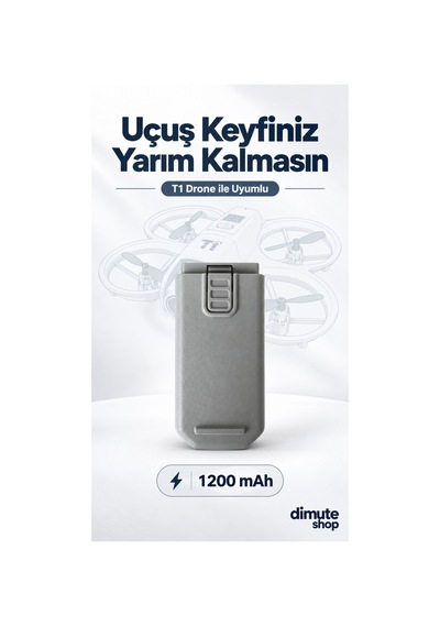 T1 Drone Yedek Bataryası - 1200 Mah Batarya - 922538334