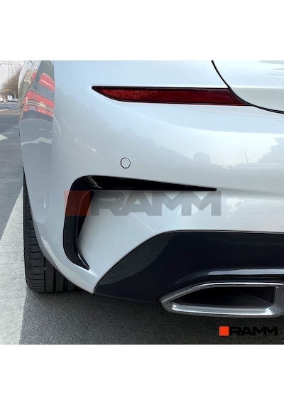 Bmw G20 Arka Tampon Bıçağı Sağ+sol - Parlak Siyah