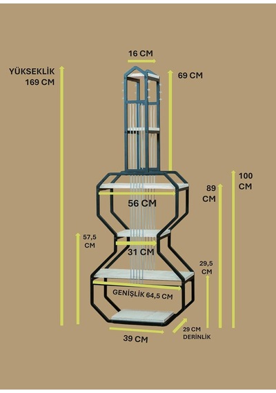Dekoratif Siyah Metal Kitaplık Beyaz Ahşap Raflı Gitar Ünite Çok Amaçlı Salon Ofis Düzenleyici Çok Renkli Dekoratif Siyah Metal Kitaplık Beyaz Ahşap Raflı Gitar Ünite Çok Amaçlı Salon Ofis Düzenleyici Çok Renkli
