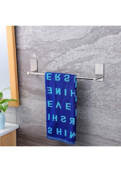 Zift Unique Paslanmaz Çelik Havluluk & 2 Adet Bornoz Askısı - 45cm Havluluk,havlu Askısı Takım,düzenleyici Askı Diğer
