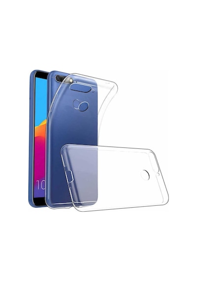Huawei Y6 2018 Kılıf Şeffaf Silikon Hibrit Case Renksiz
