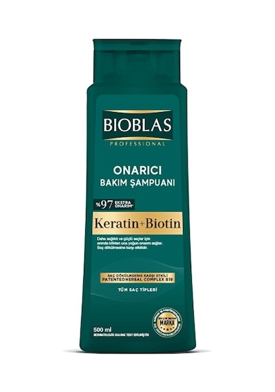 Bioblas Keratin Biotin Onarıcı Bakım Şampuanı 500 Ml