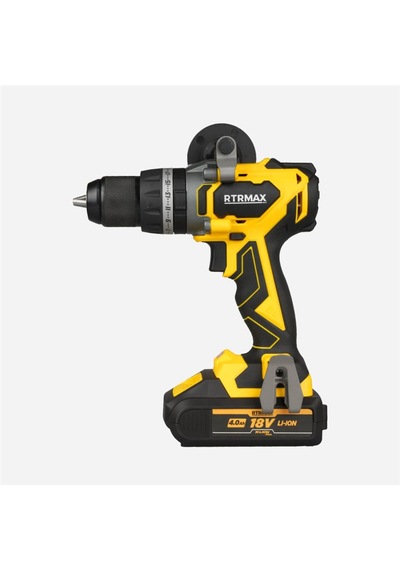 Kömürsüz Akülü Darbeli Matkap 70nm 18v 2x4.0 Ah Plus Akü Rtrmax X-lıon - Rtx3010
