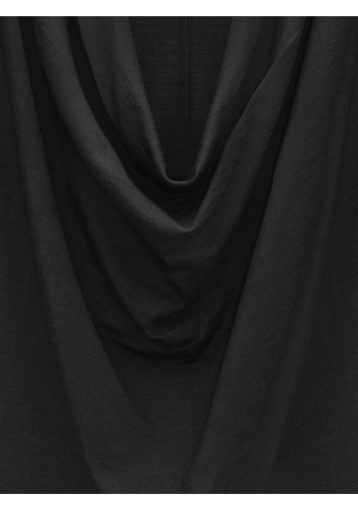 Dilvin 32595 Degaje Yaka Top-siyah Siyah