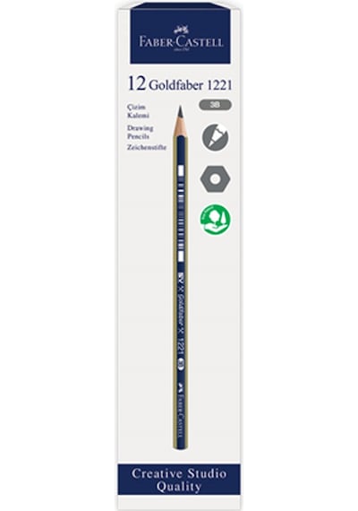 Faber-castell Kurşun Kalem Dereceli Goldfaber 4b Mavi