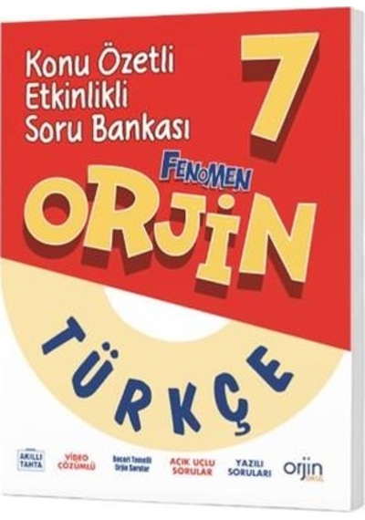 Orjin 7.sınıf Türkçe Konu Özetli Etkinlikli Soru Bankası