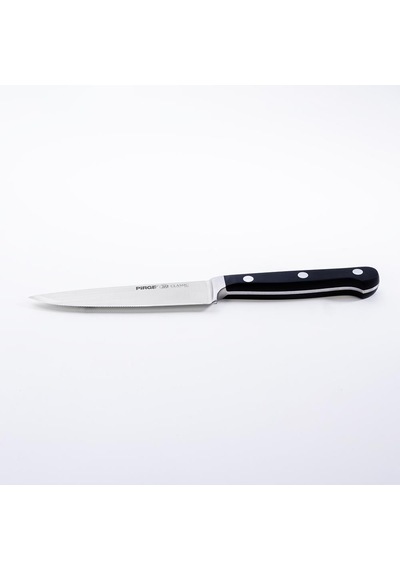 Pirge Classic Geniş Steak Bıçağı Siyah 12 Cm 49017
