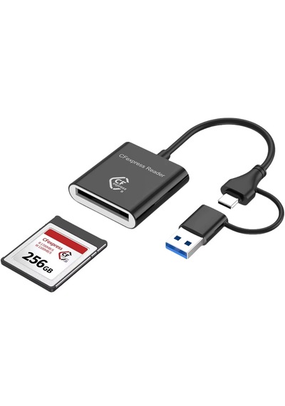 Alfais 6084 Cfexpress Type B Kart Okuyucu Usb 3.2 Gen2 10gbps Type C Çevirici Adaptör Dönüştürücü