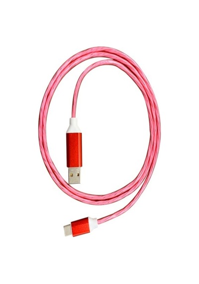 İThink  K80C Type-c Işıklı Kablo Kırmızı