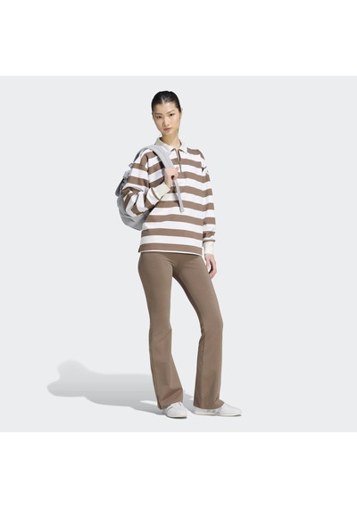 Adidas Essentials Contemporary Kadın Bej Uzun Kollu Polo Tişört Kf6252 Krem