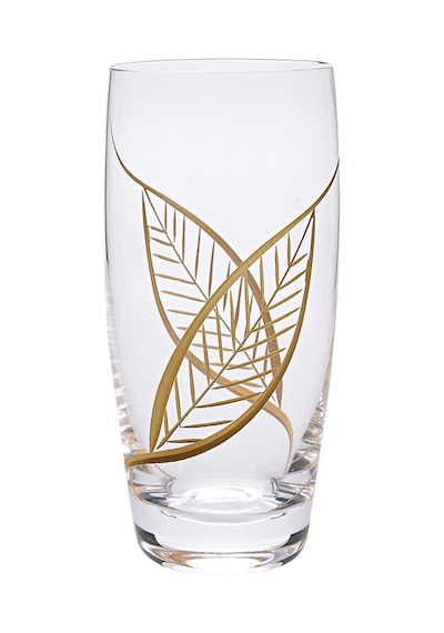 Camhare Yaprak Altın 6 Lı Limonata Bardağı 12618