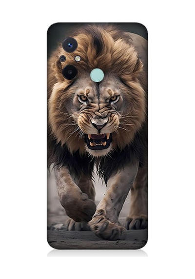 Xiaomi Redmi 12c Uyumlu Silikon Kılıf Saldırgan Aslan
