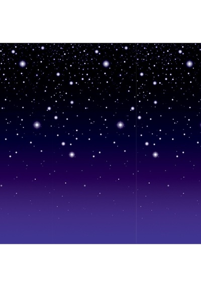 1er Pack Starry Nıght Arka Plan, 4-feet 30-feet