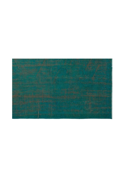El Dokuması Vintage Yün-pamuk Turkuaz Halı 23125 153 X 258 Cm