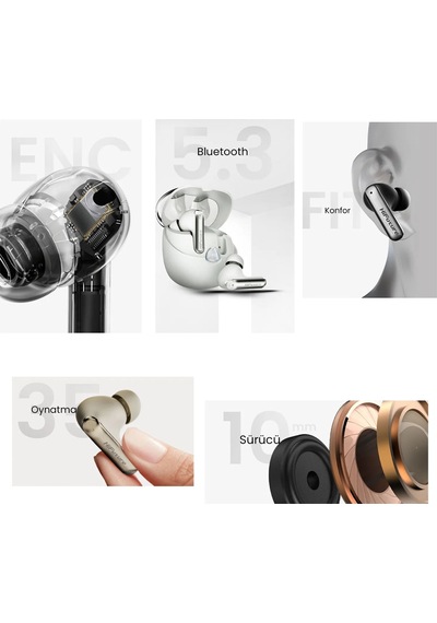 Hifuture Sonicair Bluetooth 5.4 Kulak İçi Kulaklık