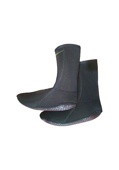 3mm Neopren Kaydırmaz Tabanlı Siyah Dalış Çorabı