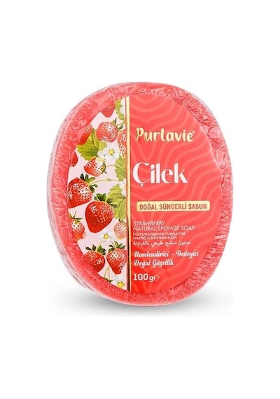 Purlavie Süngerli Çilek Sabunu 100 G