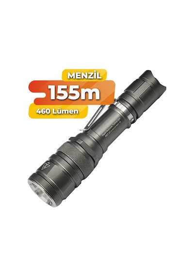 Jetbeam Rrt21 460 Lümen Led El Feneri Siyah