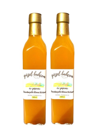 Güzel Bahçem Zerdeçallı Elma Sirkesi 2 x 500 ML
