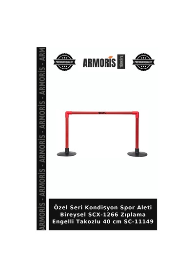 Özel Seri Kondisyon Spor Aleti Bireysel Scx-1266 Zıplama Engelli Takozlu 40 Cm Sc-11149 Çok Renkli
