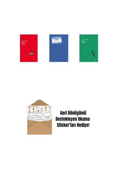 Kalbim Unut Bu Şiiri Ciltli + Görsen + Saklı Kalan + Okuma Sticker'ları