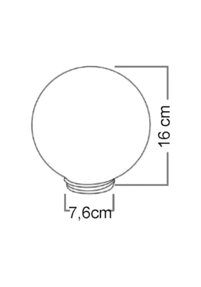 Armatür Yedek Parçası, 15'lik Pvc Glop, 15 Cm Çapında Küre, Eskiyen Armatürler İçin Yedek Parça Beyaz