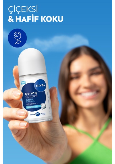 Nivea Derma Control Defend Ekstra Konfor Roll-on 50 Ml