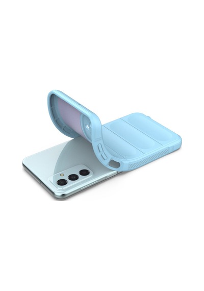 Samsung Galaxy  Uyumlu  M23 Kılıf Optimum Silikon - Sky Blue